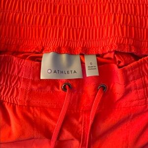 Athleta Fiery Red Jogger Pants